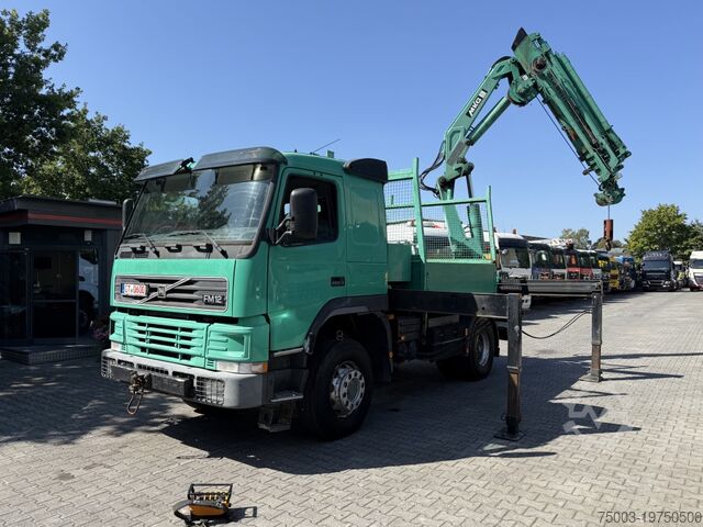 Camion cu platformă Volvo FM12 420 4X4 Kran MKG 300 bis 24 Meter