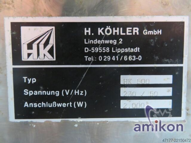  Köhler Köhler Salzsprühkammer