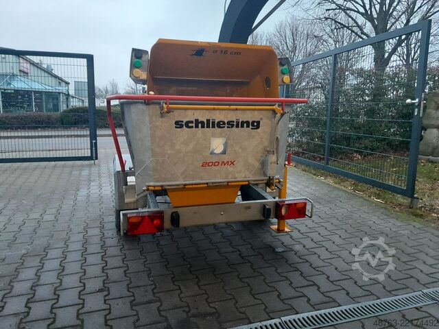 Træflishugger / grenflishugger / flishugger Schliesing MX 200  MX175  MX235