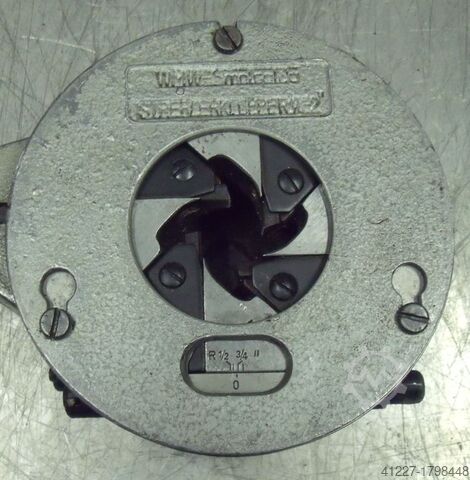 Thread cutting head with Strehler jaws WMW 1/2"-3/4"