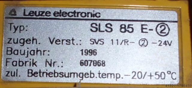 Reflective light barrier Leuze SLS 85 E-2