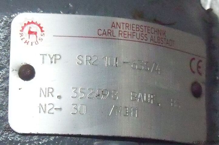 Geared motor 0.12 kW 30 rpm Rehfuss SR2 10L-63S/4