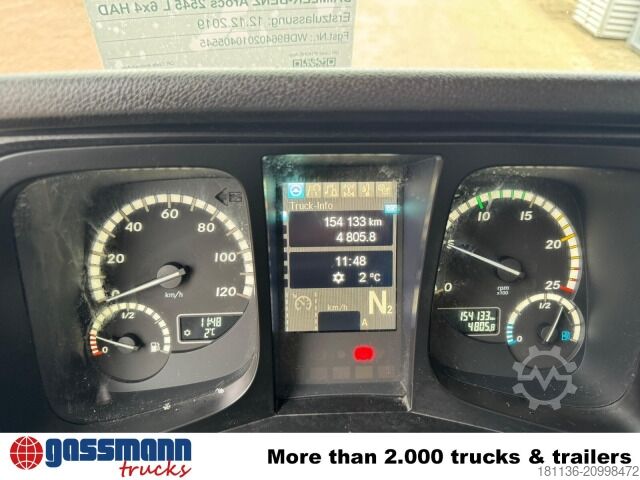 Kipper LKW Mercedes-Benz Arocs 2545 L 6x4 HAD, Kran Palfinger PK19.001