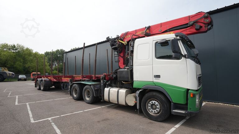 Camion cu macara Volvo FH 460 6x4 combi with Palfinger SRX 47 crane an...