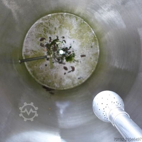 Cuve de 1200 litres en inox V2A avec agitateur à hélice  9097