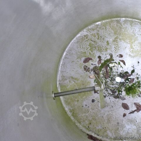 Cuve de 1200 litres en inox V2A avec agitateur à hélice  9097