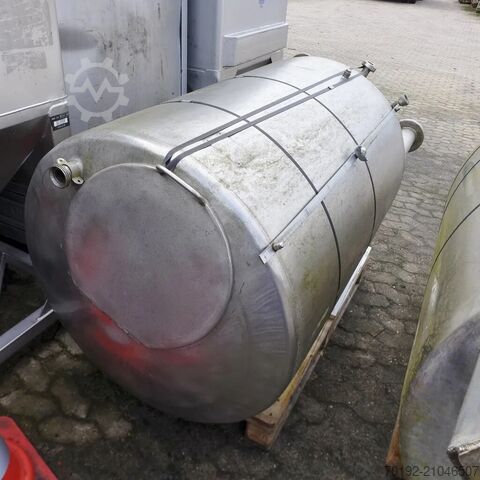 Cuve agitatrice de 820 litres en V2A (inox) avec agitateur à hélice  9093