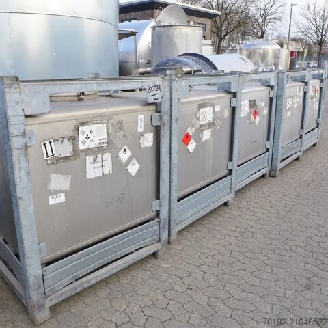 Conteneur IBC de 1000 litres en V2A  9048