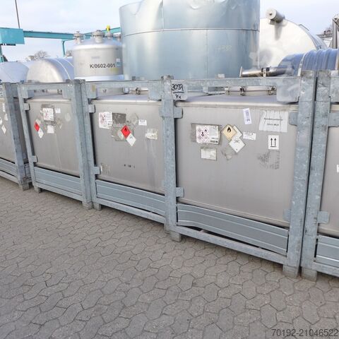 Conteneur IBC de 1000 litres en V2A  9048