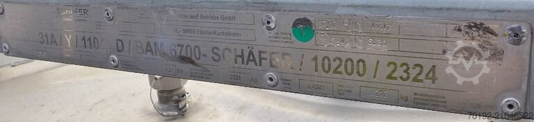 Conteneur IBC de 1000 litres en V2A  9048