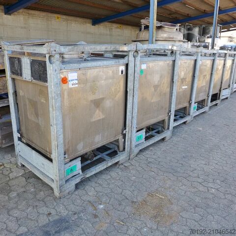 Conteneur IBC de 1000 litres en V2A Umformtechnik Hausach (UCON) 9044