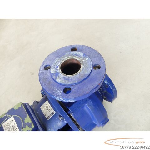 Bileşen  KSB ETABLOC-G 50-160/114 ID: 48862505 Pumpe mit QU FS 90S4A-60 H SN: 163752M