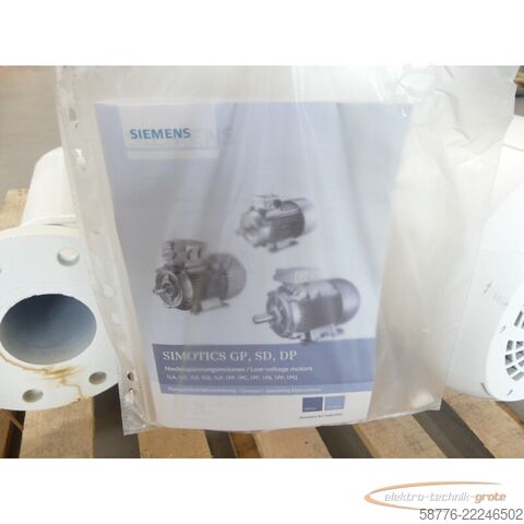 Bileşen Siemens Pompes EVA VM 80 SCM Pumpe +  1AV3112B 1LE10031BB234FB4-Z --