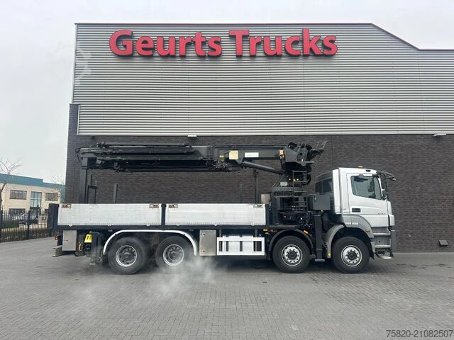Vrachtwagen met kraan Mercedes-Benz Axor 3243 8X4 BB + MKG HMK 350  + JIB MONTAGEKR...