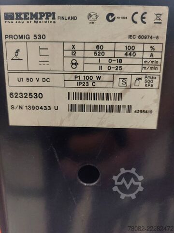 Lasapparaat KEMPPI ProMig ACDC MasterTIG