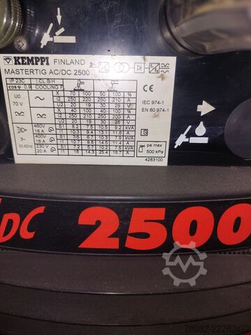 Lasapparaat KEMPPI ProMig ACDC MasterTIG
