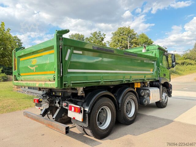 Tre-sidet tipbil MERCEDES-BENZ Arocs 2646 6x4 MEILLER Kipper 15TKM AHK