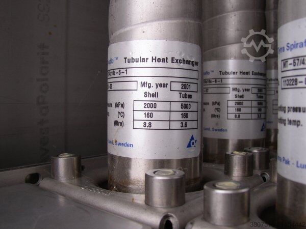 Εναλλάκτης θερμότητας Tetra Pak Spiraflow MT57