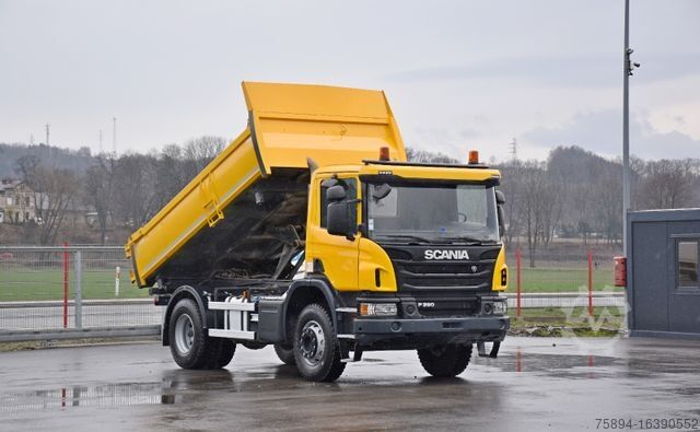 Kipper LKW SCANIA P 280 Kipper 4,20m + BORDMATIC / TOPZUSTAND