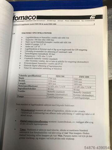 Brinemixer FOMACO FBM 500