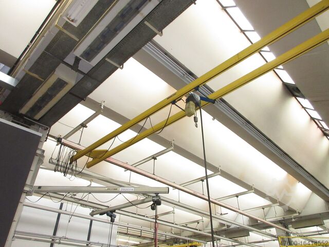 Daru előtető Daru Beltéri daru Daru kifutópálya Demag Kranbahn KBK2 500KG 16x7m Zubehör Demag KBK 2 II KBK2 500Kg + Kettenzug