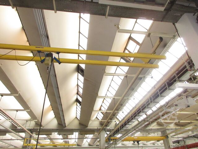 Daru előtető Daru Beltéri daru Daru kifutópálya Demag Kranbahn KBK2 500KG 16x7m Zubehör Demag KBK 2 II KBK2 500Kg + Kettenzug