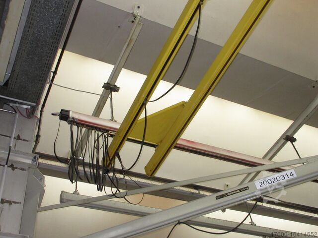 Daru előtető Daru Beltéri daru Daru kifutópálya Demag Kranbahn KBK2 500KG 16x7m Zubehör Demag KBK 2 II KBK2 500Kg + Kettenzug