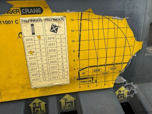 Autokran MAN 18.290 PK 11001C Glasreff