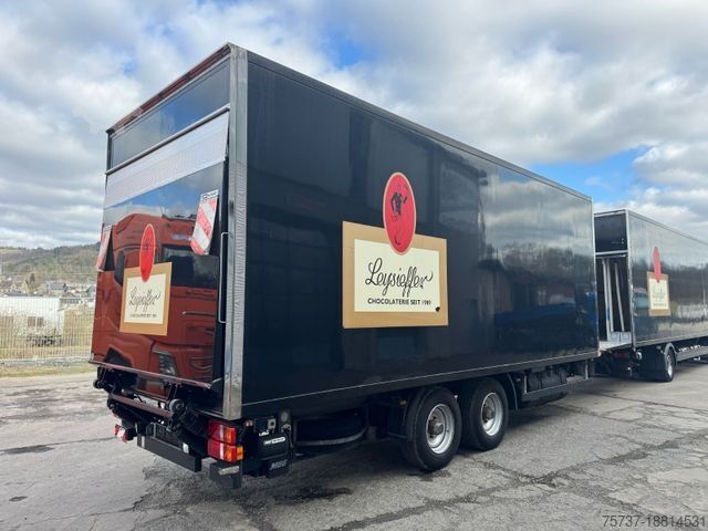 Kühlkoffer-LKW MAN 12.250 + Anhänger Durchlade