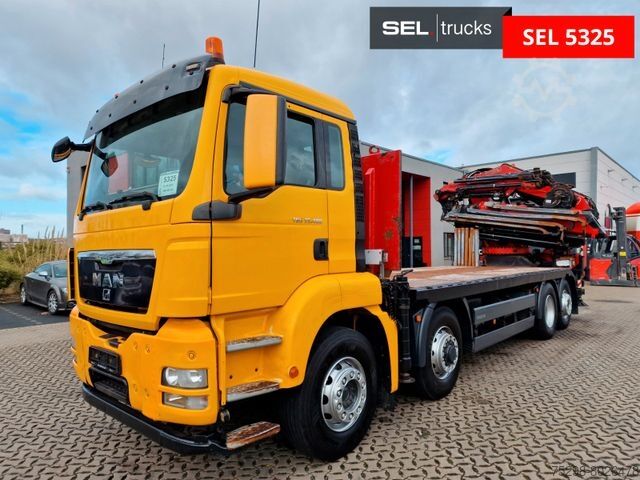 Teherautóra szerelt daru MAN TGS 35.480 8X4H-6 BL / Intarder / FASSI F560