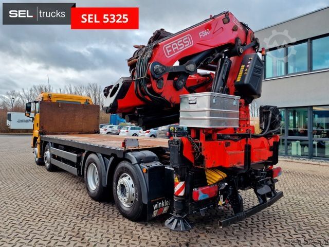 Teherautóra szerelt daru MAN TGS 35.480 8X4H-6 BL / Intarder / FASSI F560