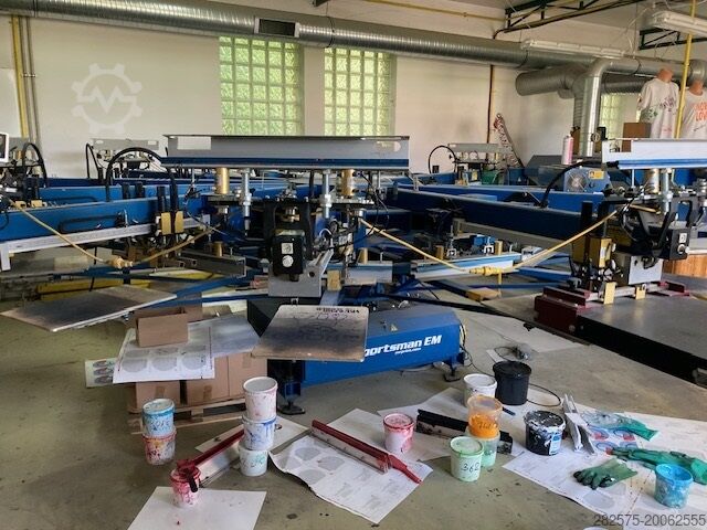 Máquina de impressão serigráfica M&R Sportsman EM1210