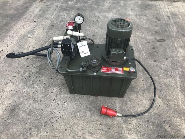 Hydrauliekaggregaat met hydrauliekpomp, hydrauliekaggregaat, hydroaggregaat HERION