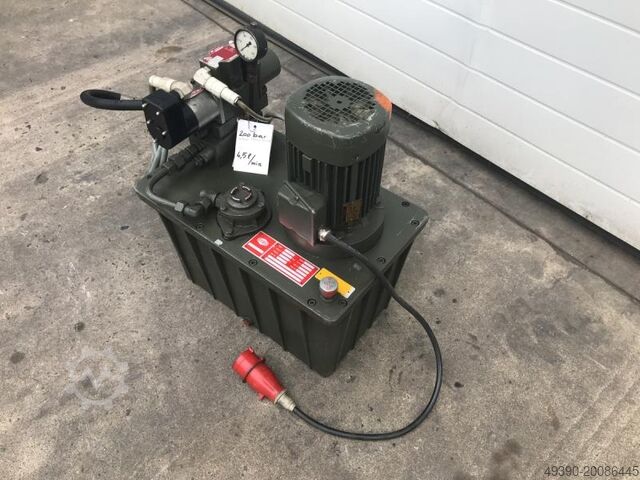 Hydrauliekaggregaat met hydrauliekpomp, hydrauliekaggregaat, hydroaggregaat HERION