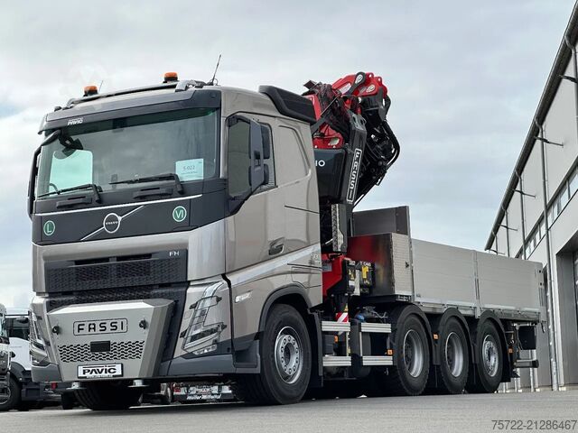 Crane truck Volvo FH 500 8x4 Pritsche mit Fassi F905R.2.7 + JIB