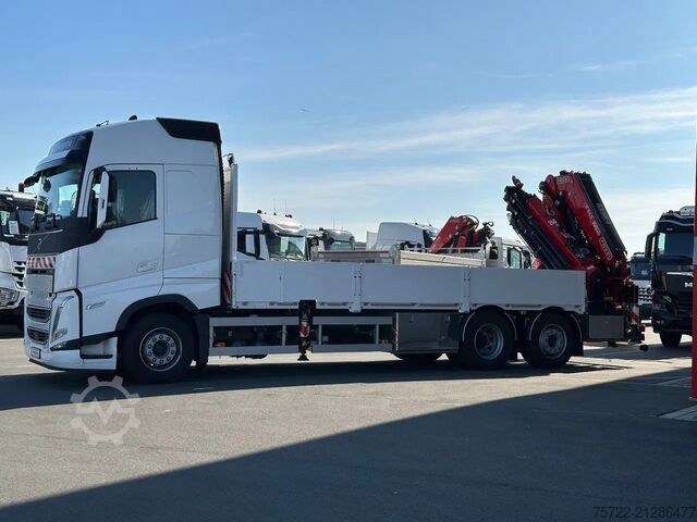 Container transportation Volvo FH 500 6x2 Containerpritsche mit FASSI 545RA.2.28