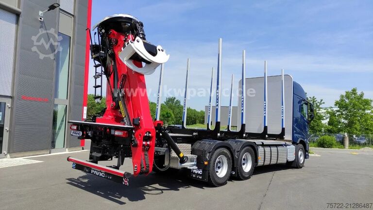 Timber transporter Volvo FH 540 6x4 BL  Kurzholz-LKW Kran nach Wahl