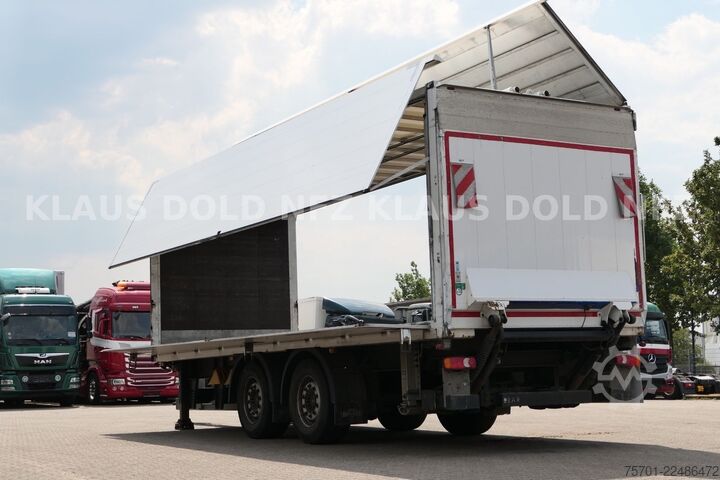 Italoszállító pótkocsi DINKEL DTAKWLW 18000 Getränke Schwenkwand LBW