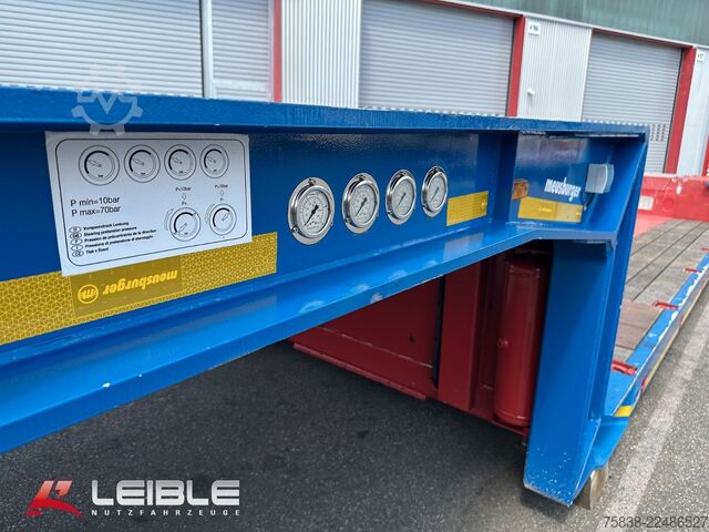 Niski poluprikolica MEUSBURGER MPG-2*hydr. Lenkung*Tiefbett 7100mm*