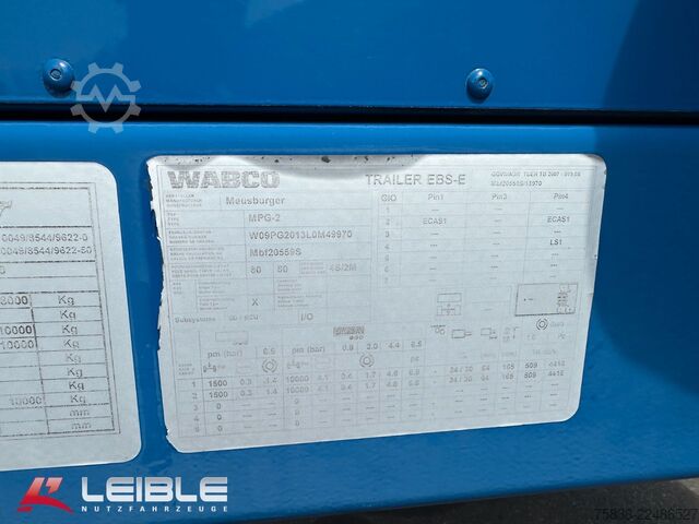 Niski poluprikolica MEUSBURGER MPG-2*hydr. Lenkung*Tiefbett 7100mm*