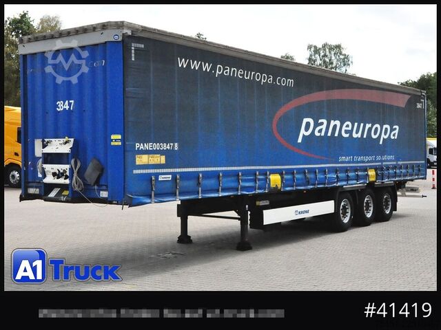 Open semitrailer with tarp KRONE SD, Tautliner, Coilmulde, Standard,