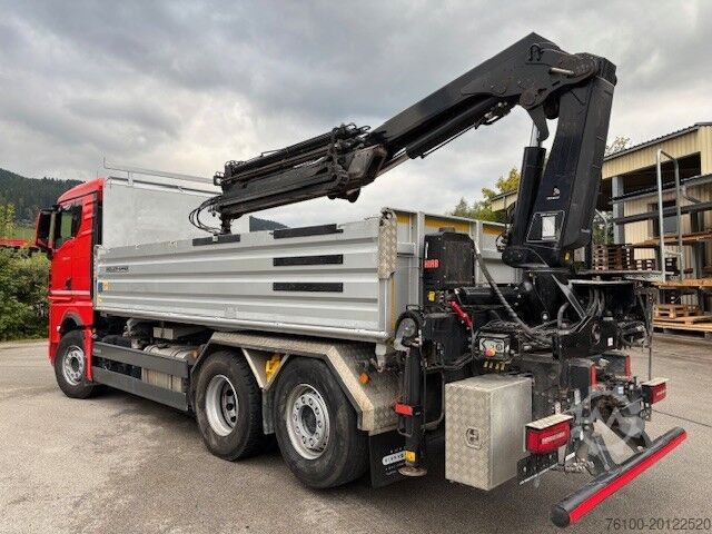 Kipper vrachtwagen MAN TGX 26.470 Kipper+HIAB 192