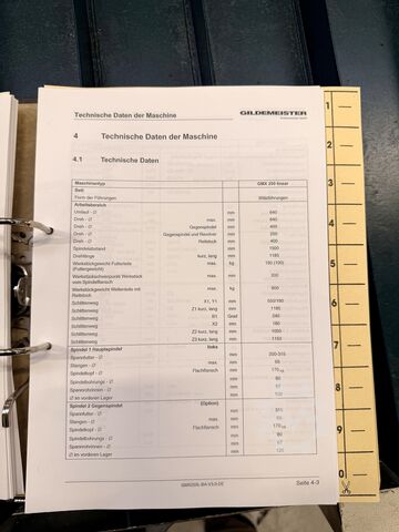 CNC draai-freescentrum DMG GILDEMEISTER GMX 250 LINEAR