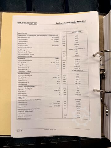 CNC draai-freescentrum DMG GILDEMEISTER GMX 250 LINEAR