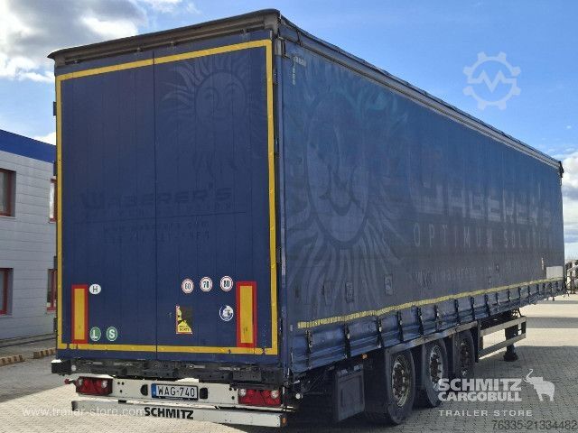 Auflieger mit Pritsche & Plane Schmitz Cargobull Curtainsider Mega