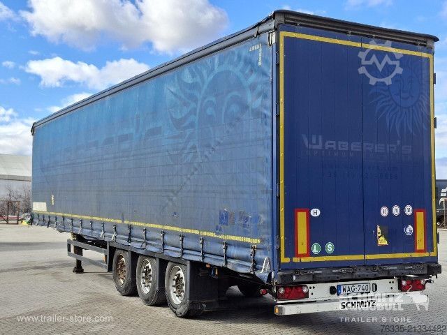 Auflieger mit Pritsche & Plane Schmitz Cargobull Curtainsider Mega
