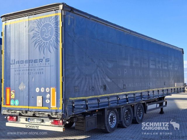 Auflieger mit Pritsche & Plane Schmitz Cargobull Curtainsider Mega