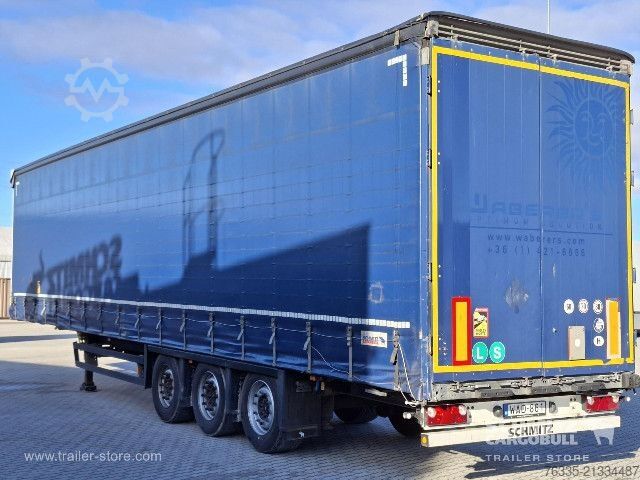 Auflieger mit Pritsche & Plane Schmitz Cargobull Curtainsider Mega
