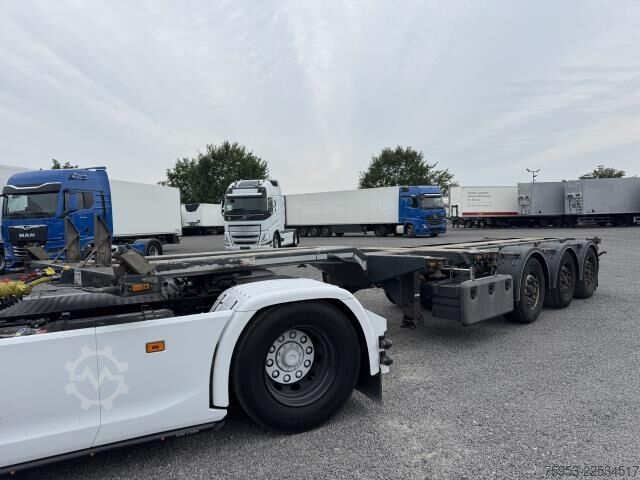 Semiremorcă cu caroserie interschimbabilă D-Tec VCC-01/FT-LS-S Flexitrailer Mittel- & Heckausschub