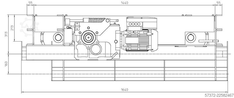 Tegengesteld draaiende dubbele aandrijving CSF LH P+F/MONO